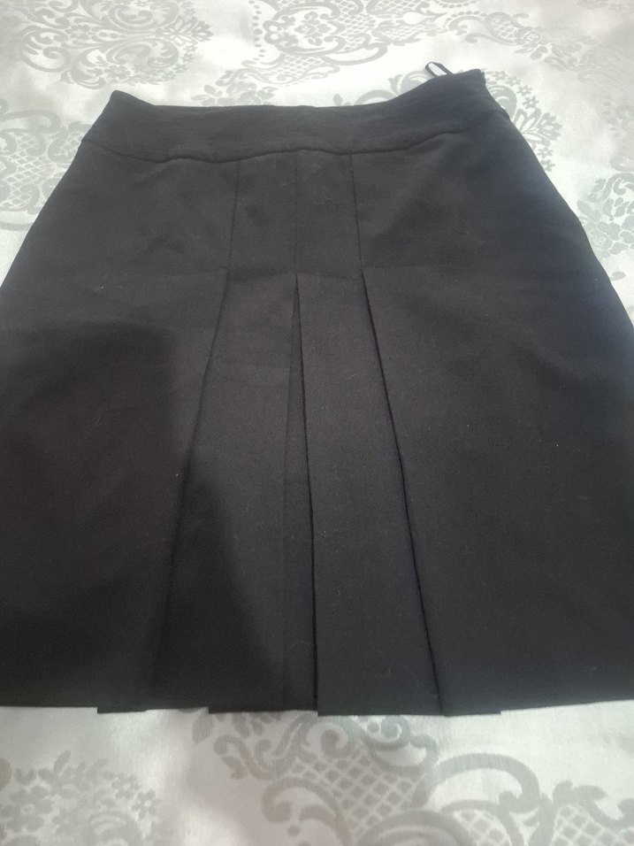 Siyah Pileli Midi Etek - Görsel 2