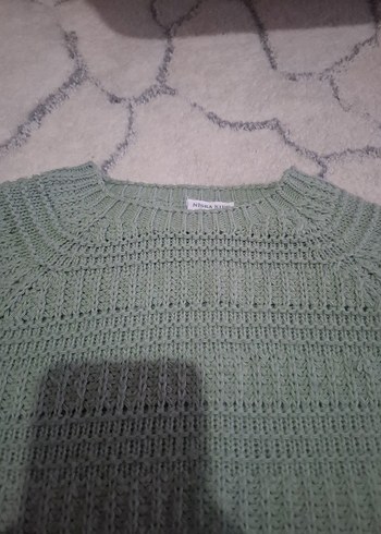 Yeşil Örgü Erkek Çocuk Triko Kazak - Görsel 3