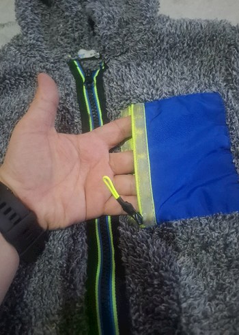 Kapüşonlu Fermuarlı Erkek Çocuk Sweatshirt - Görsel 2