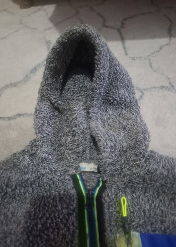 Kapüşonlu Fermuarlı Erkek Çocuk Sweatshirt - Görsel 4