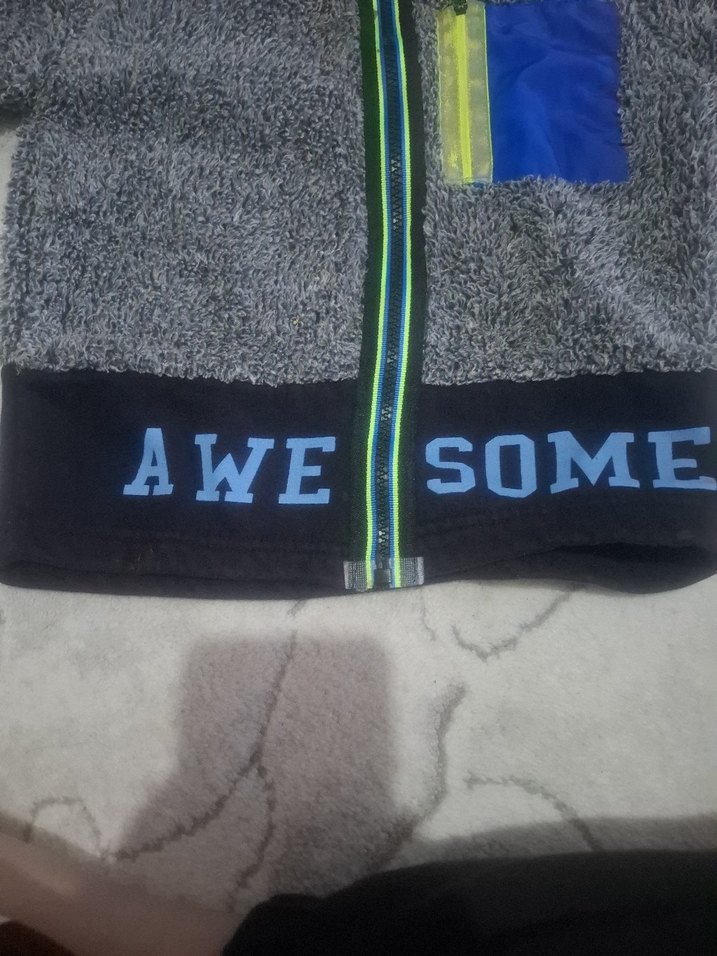 Kapüşonlu Fermuarlı Erkek Çocuk Sweatshirt - Görsel 3