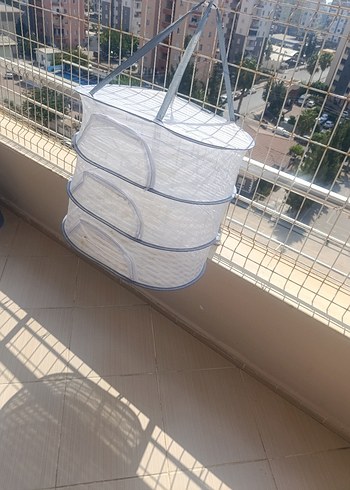 Beden Beyaz Katlanabilir meyve kurutma filesi