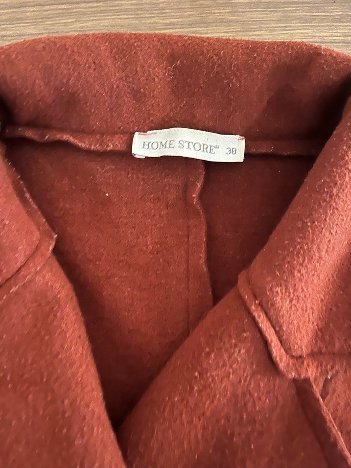 Kahverengi Kısa Fermuarlı Kadın Ceket - Görsel 4