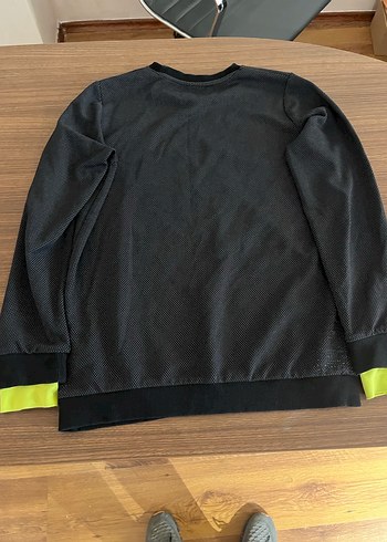 Siyah Baskılı Erkek Çocuk Sweatshirt - Görsel 4