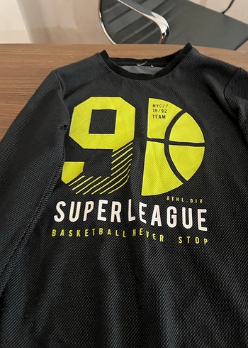 Siyah Baskılı Erkek Çocuk Sweatshirt - Görsel 3