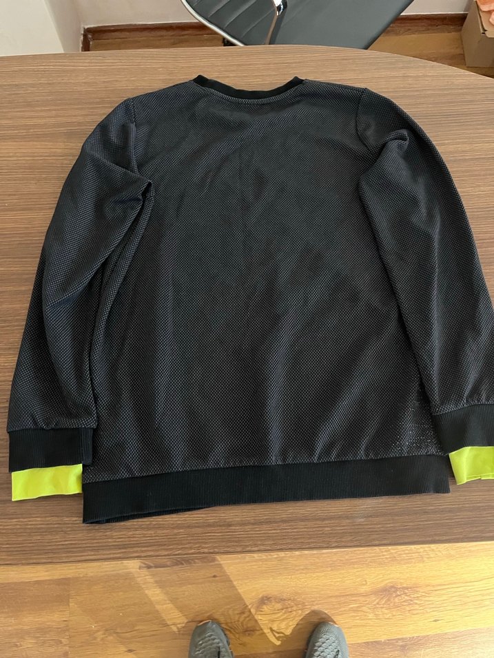 Siyah Baskılı Erkek Çocuk Sweatshirt - Görsel 4