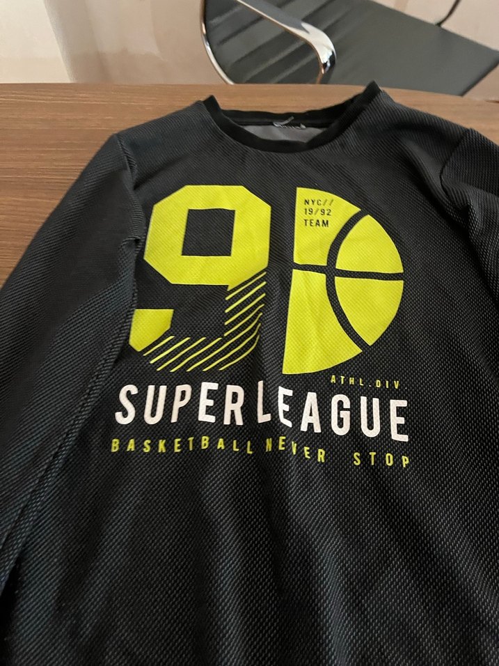 Siyah Baskılı Erkek Çocuk Sweatshirt - Görsel 3