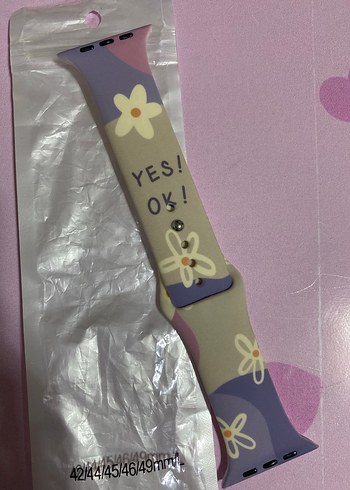 Pastel Mor Akıllı Saat Kayışı - Görsel 2