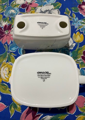 Beyaz Seramik Çaydanlık Seti - Görsel 4