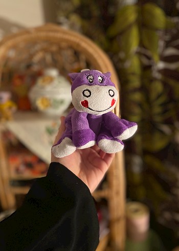 Beyaz Coca-Cola Ayıcık ve Mor Peluş Oyuncak - Görsel 6