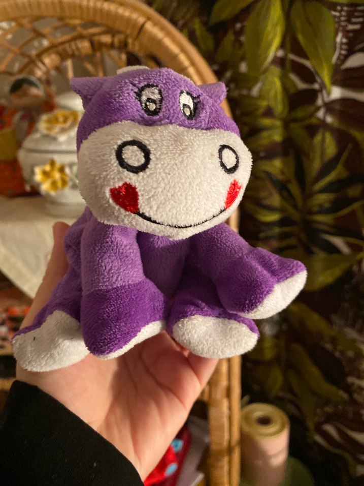 Beyaz Coca-Cola Ayıcık ve Mor Peluş Oyuncak - Görsel 5