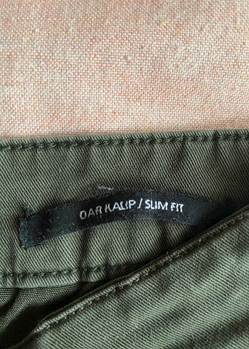 Düğmeli Regular Fit Keten Erkek Pantolon - Görsel 5