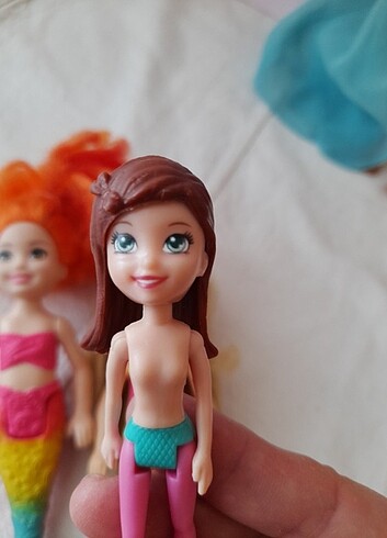 Barbie 2 adet cehelsa polly pocket hediyeli