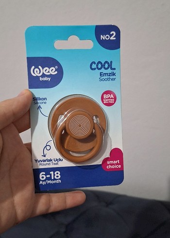 Wee Baby 6-18 Ay Yuvarlak Uçlu Emzik