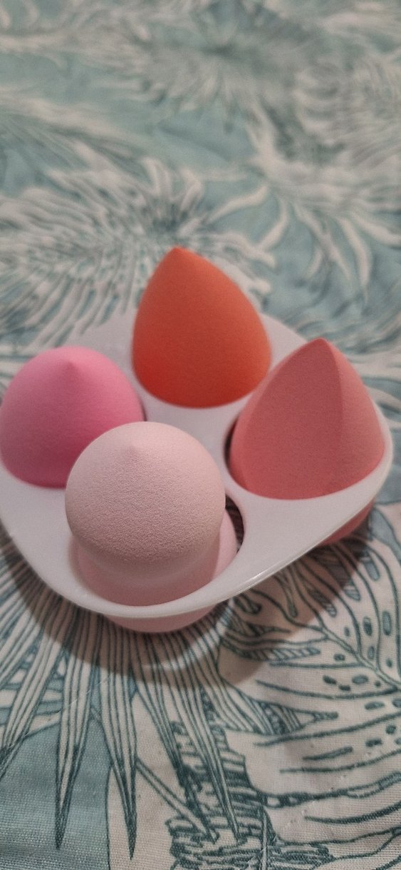 Pastel Tonlarda 4'lü Makyaj Süngeri Seti - Görsel 2