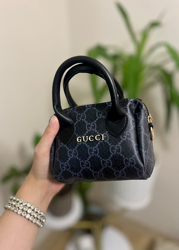 Diğer Gucci Mini Siyah Monogramli Canta