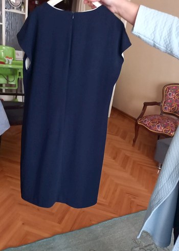 lacivert  elbise - Görsel 8