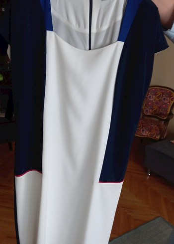 lacivert  elbise - Görsel 2