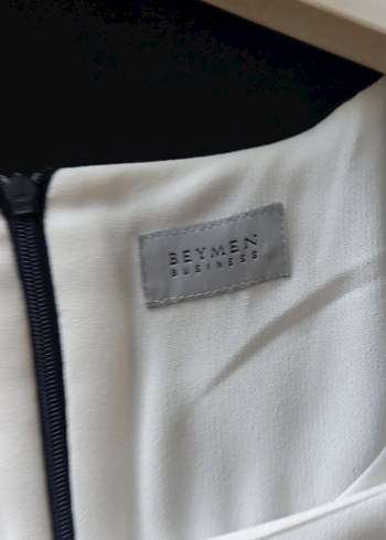 lacivert  elbise - Görsel 11