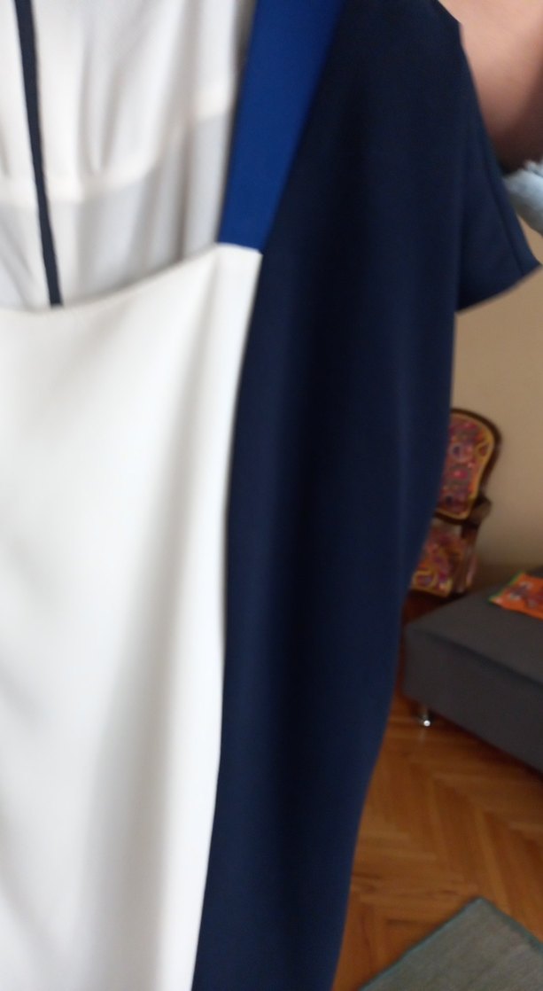 lacivert  elbise - Görsel 4