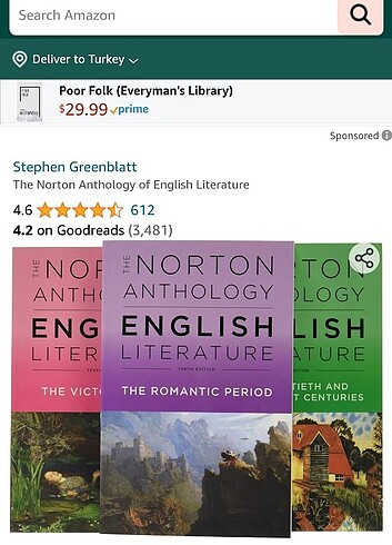  Norton anthology of English literature 