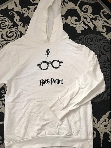 Beyaz Harry Potter Sweatshirt