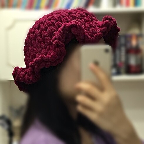 Zara Puffy Örgü Bucket Şapka Bere