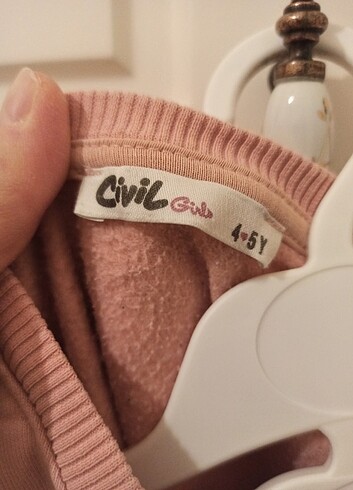 5 Yaş Beden pembe Renk Civil kız çocuk eşofman takım