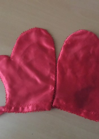 Pullarla elde işlemeli nostaljik kına Eldivenleri vintage - Görsel 8