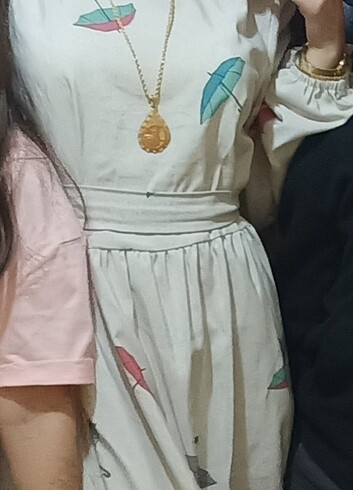 s Beden ten rengi Renk Tesettür Yazlık Günlük Elbise