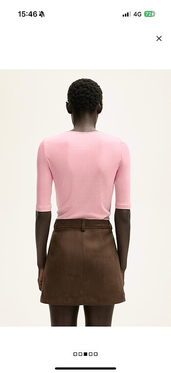 34 Beden H&M Süet Mini Etek