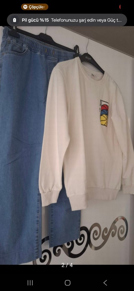 Erkek çocuk sweat ve kot pantolon - Görsel 2