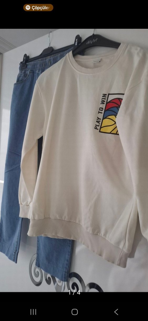 Erkek çocuk sweat ve kot pantolon - Görsel 3