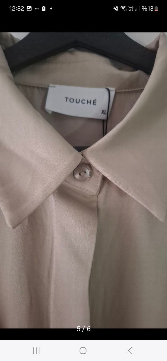 Bej Uzun Kollu Kemerli Uzun Elbise - Görsel 5