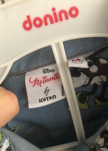 Baskılı Düğmeli Kot Gömlek - Görsel 5