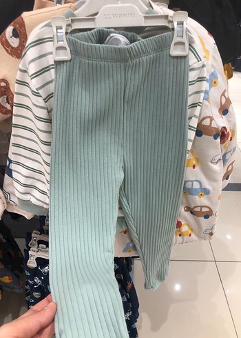 Erkek Çocuk Yeşil Çizgili Triko alt üst takım - Görsel 4