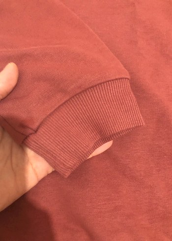 LC Waikiki Erkek Kahverengi Basic Sweatshirt - Görsel 3