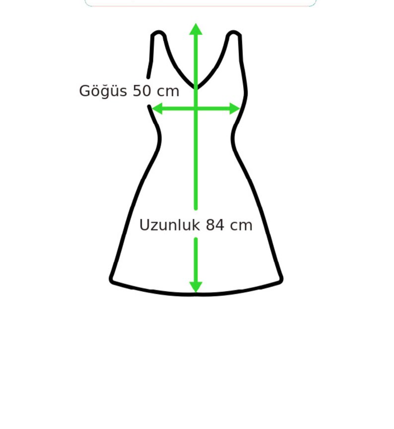 Nakışlı, Kısa Kollu, Kemerli Midi Elbise - Görsel 5