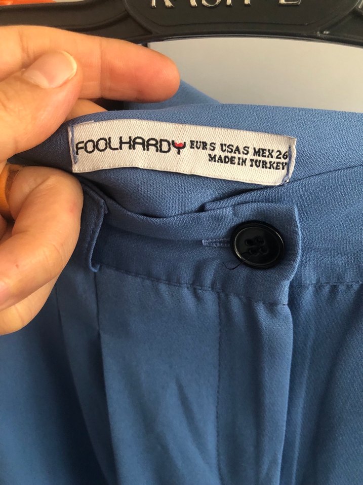 Mavi Düğmeli Kadın Blazer Ceket - Görsel 4