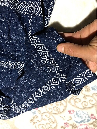 l/xl Beden lacivert Renk Mavi kısa kol gömlek
