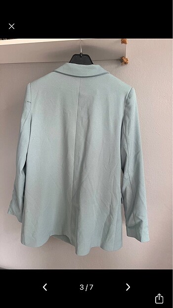 38 Beden turkuaz Renk Blazer ceket