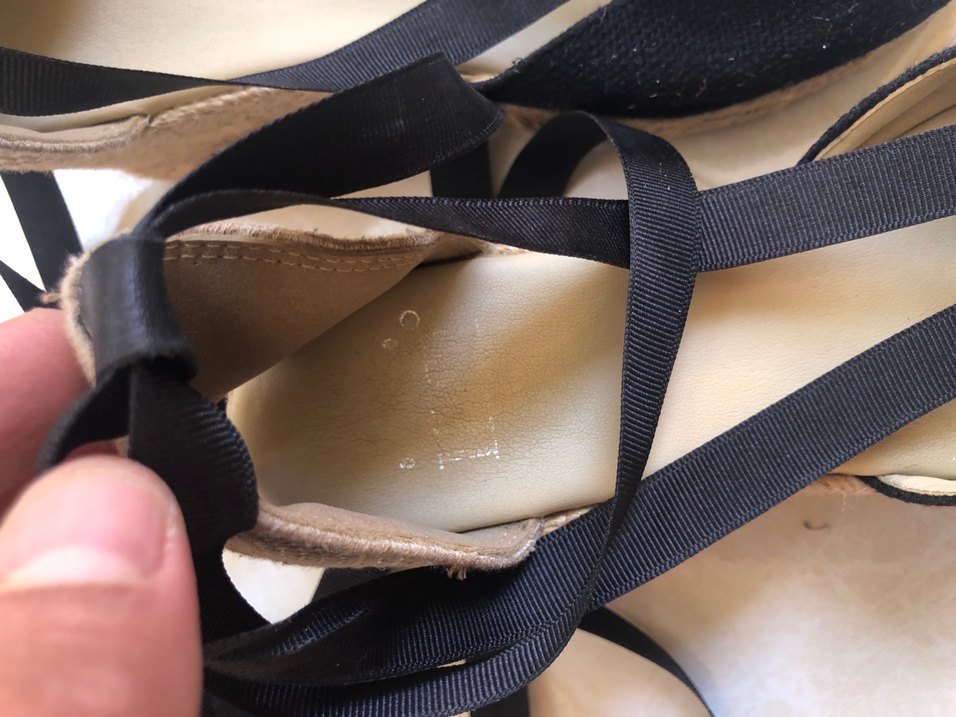 Orjinal inci Siyah Kadın Dolgu Topuklu Espadril - Görsel 5