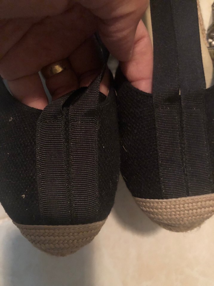 Orjinal inci Siyah Kadın Dolgu Topuklu Espadril - Görsel 2