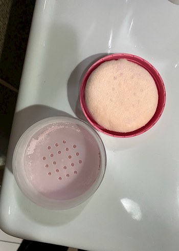 Pastel Pembe sabitleyici pudra - Görsel 4