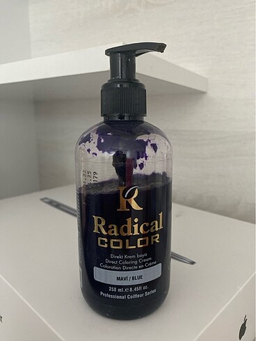 Radical color mavi saç boyası