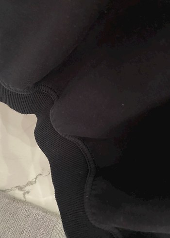 xs Beden Siyah Kadın Oversize Sweatshirt BERSHKA