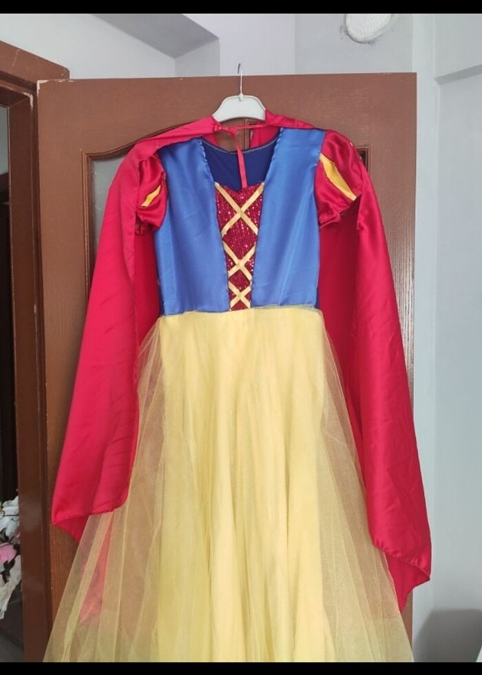 Pamuk prenses  kostümü ve pelerin  - Görsel 2