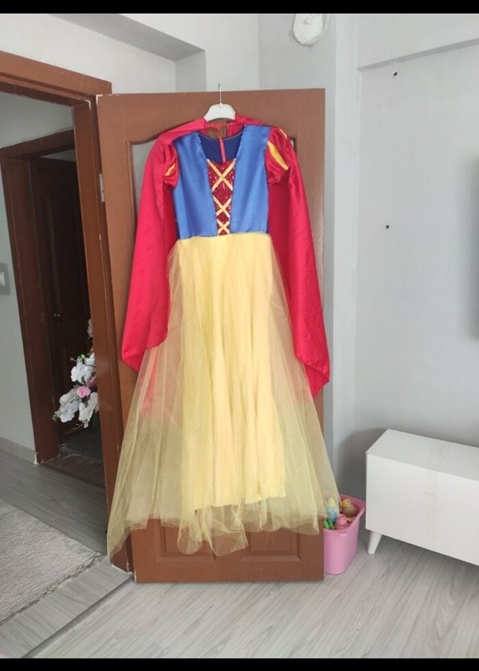 Pamuk prenses  kostümü ve pelerin  - Görsel 3