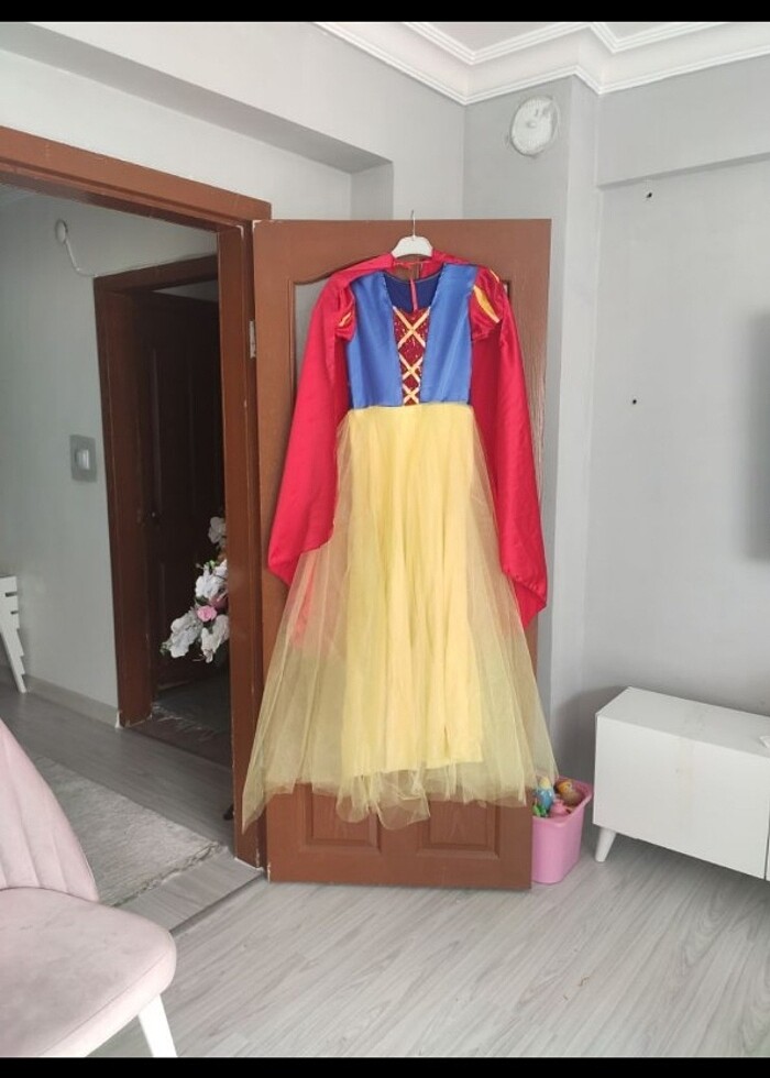 Pamuk prenses  kostümü ve pelerin  - Görsel 5