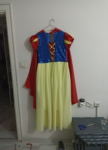 Pamuk prenses kostümü ve pelerin  - Görsel 5